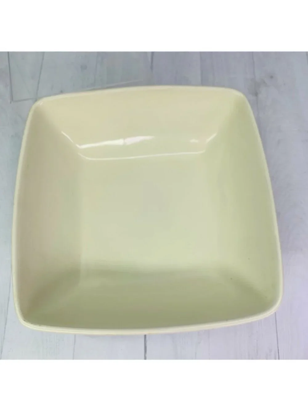 Natural Elements Beige Taupe 3 Qt Square Stoneware Lasagna Casserole Dish Pan